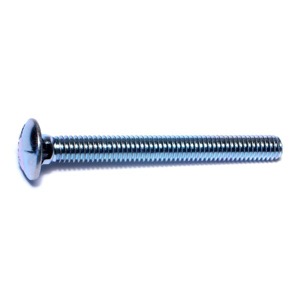 Midwest Fastener Carriage Bolt, Square Neck, 18 (Coarse), 3 in L, Steel, Zinc Plated, 100 PK 07494 - main
